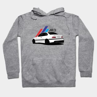 Bmw E36 M3 White Hoodie